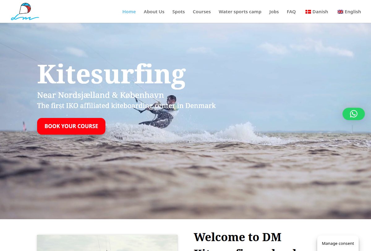 DM kitesurfing school in Hundested