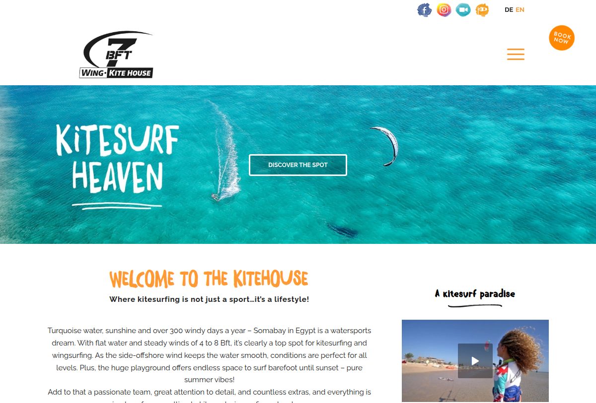 7 Bft KiteHouse - Somabay in Port Safaga